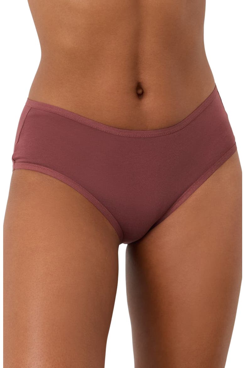 Everyday Mid Rise Hipster 5-Pack Made With Organic Cotton, Main, color, Everyday Lakeside Lilies