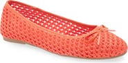 Tahari Coated Raffia Ballet Flat