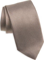 David Donahue Jacquard Silk Tie