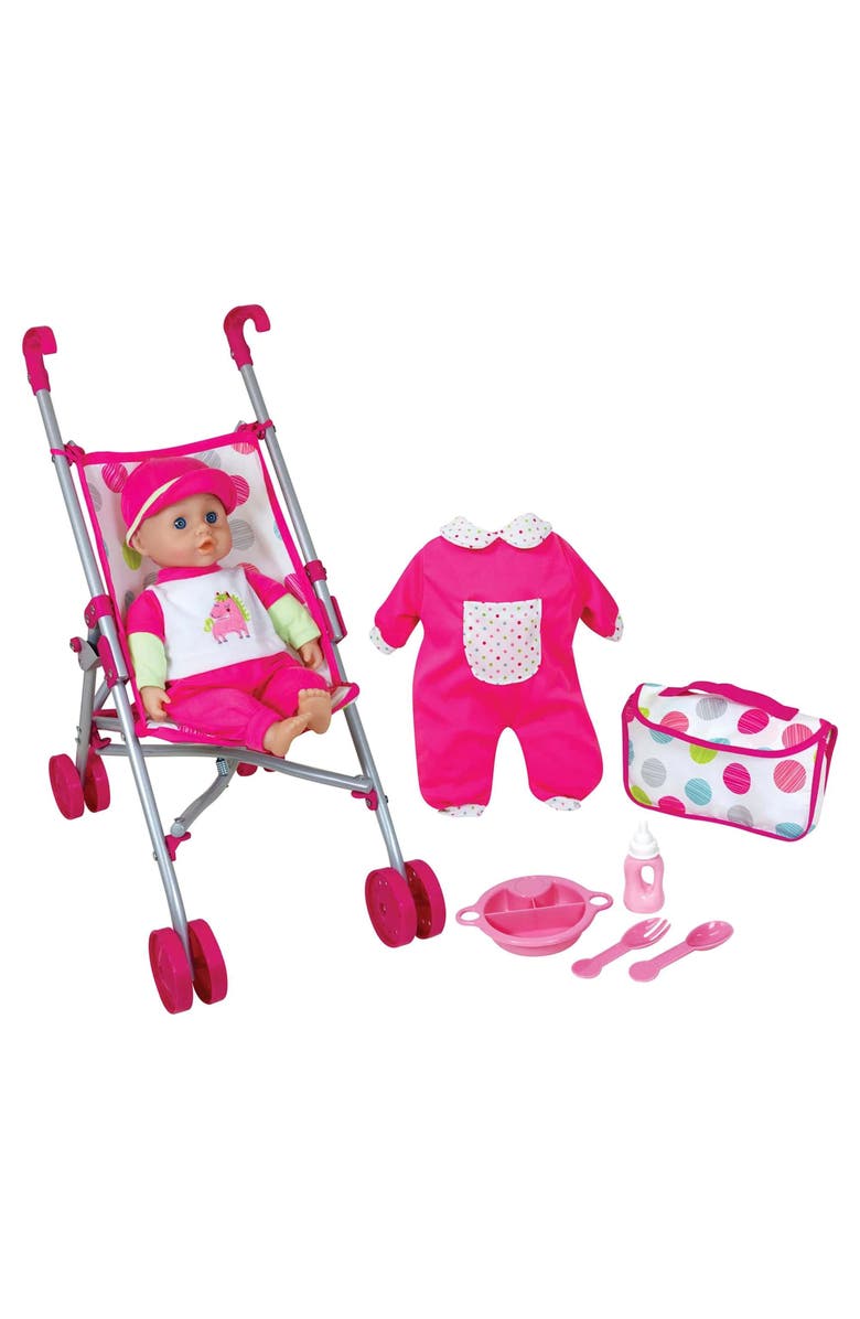 Lissi Umbrella Stroller & Baby Doll Set, Main, color, Multicolored