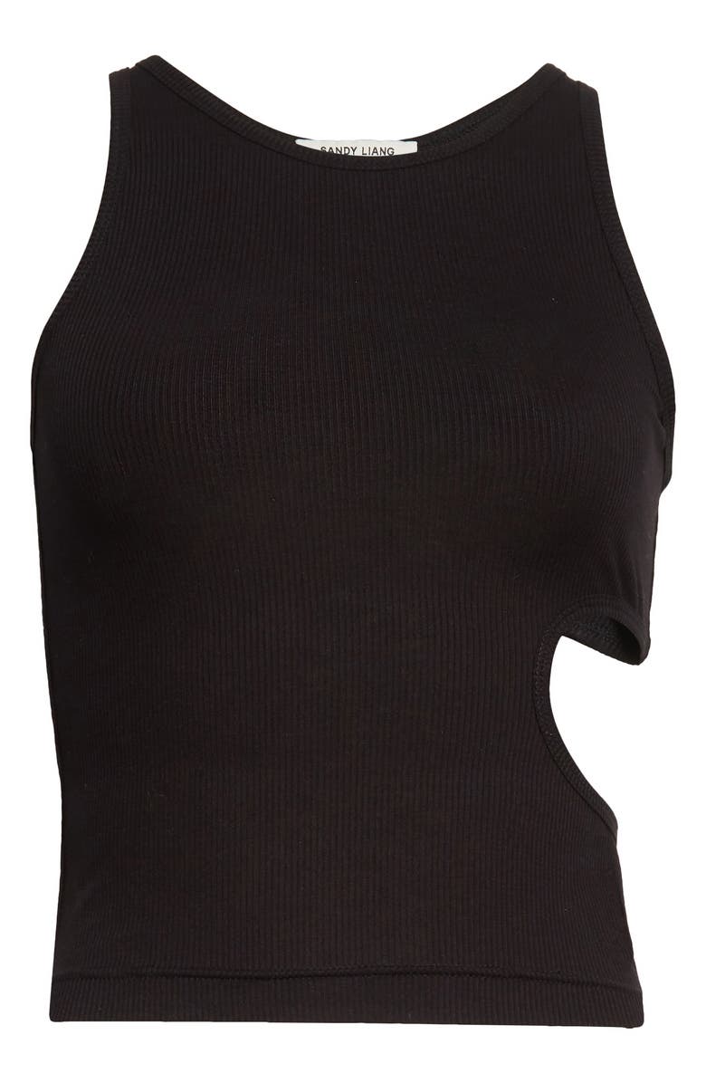 Sandy Liang Slight Cutout Rib Tank, Alternate, color, 