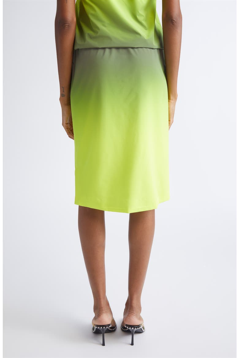 Gradient Reflective Skirt, Alternate, color, SILVER/ YELLOW