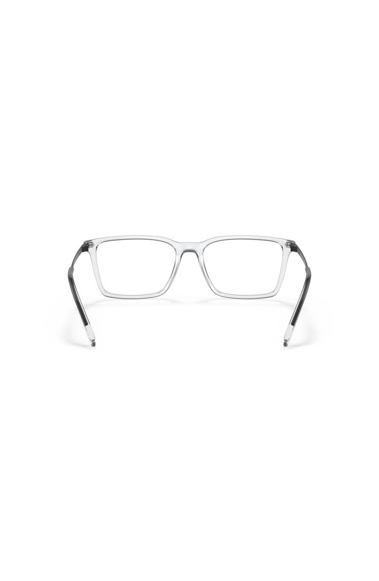 Armani Exchange 54mm Rectangle optical glasses, Alternate, color, Transparent