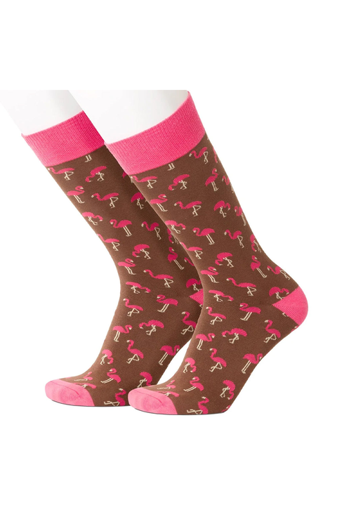 Flamingo Pink Socks