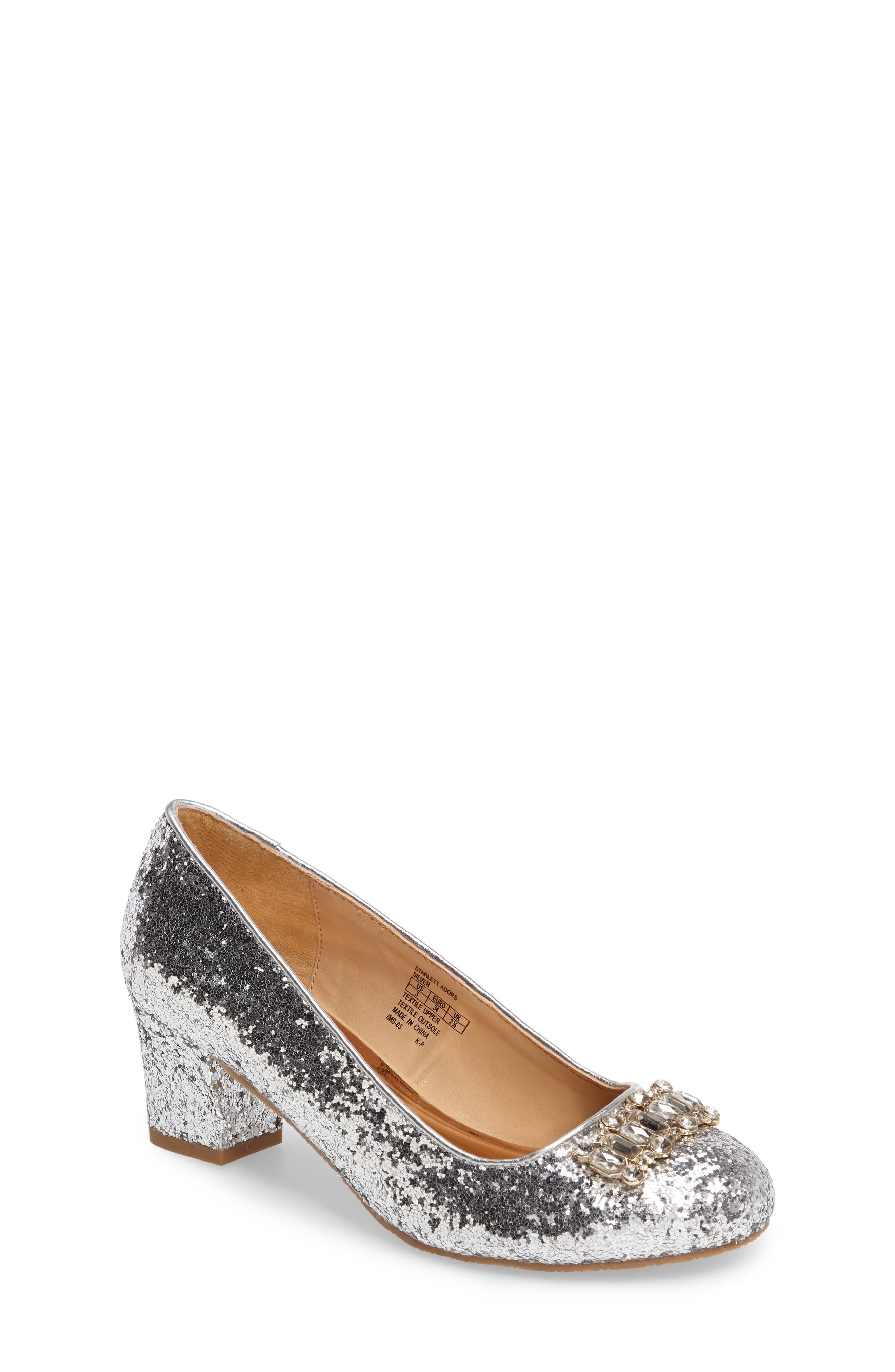 Badgley Mischka Starlett Adorb Pump, Main, color, SILVER