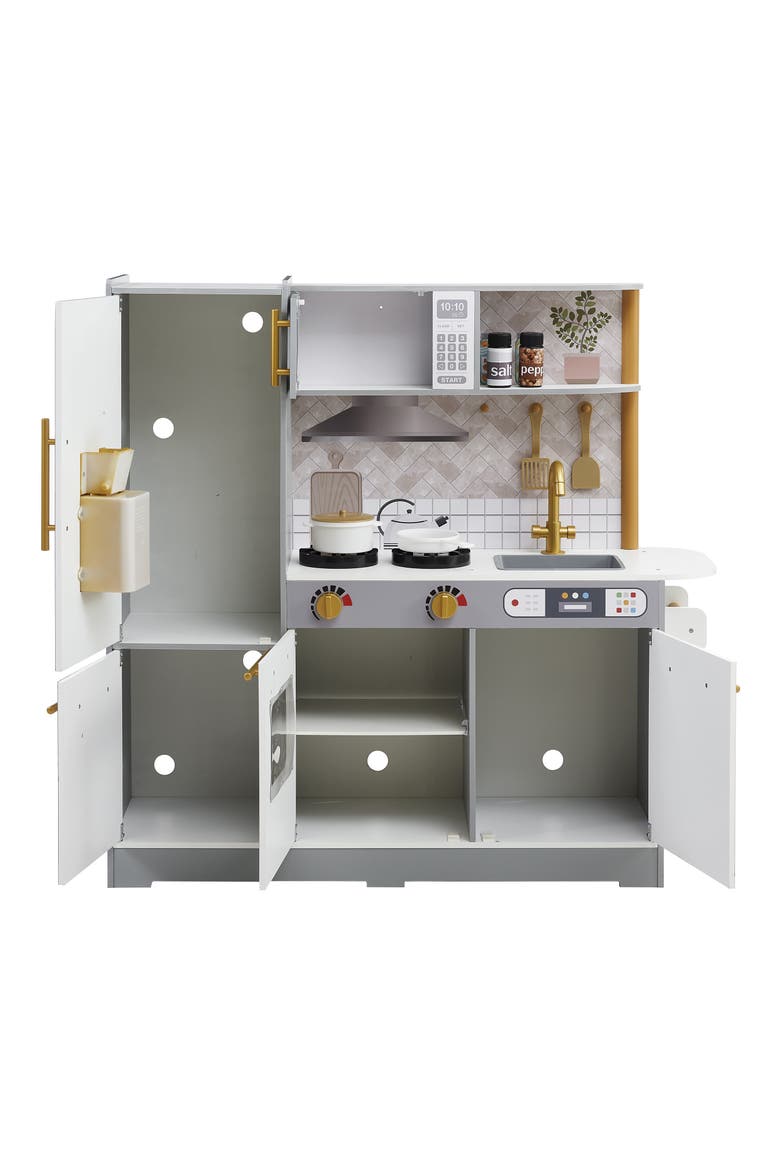 Little Chef Springfield Play Kitchen & Accessories, Alternate, color, GREY