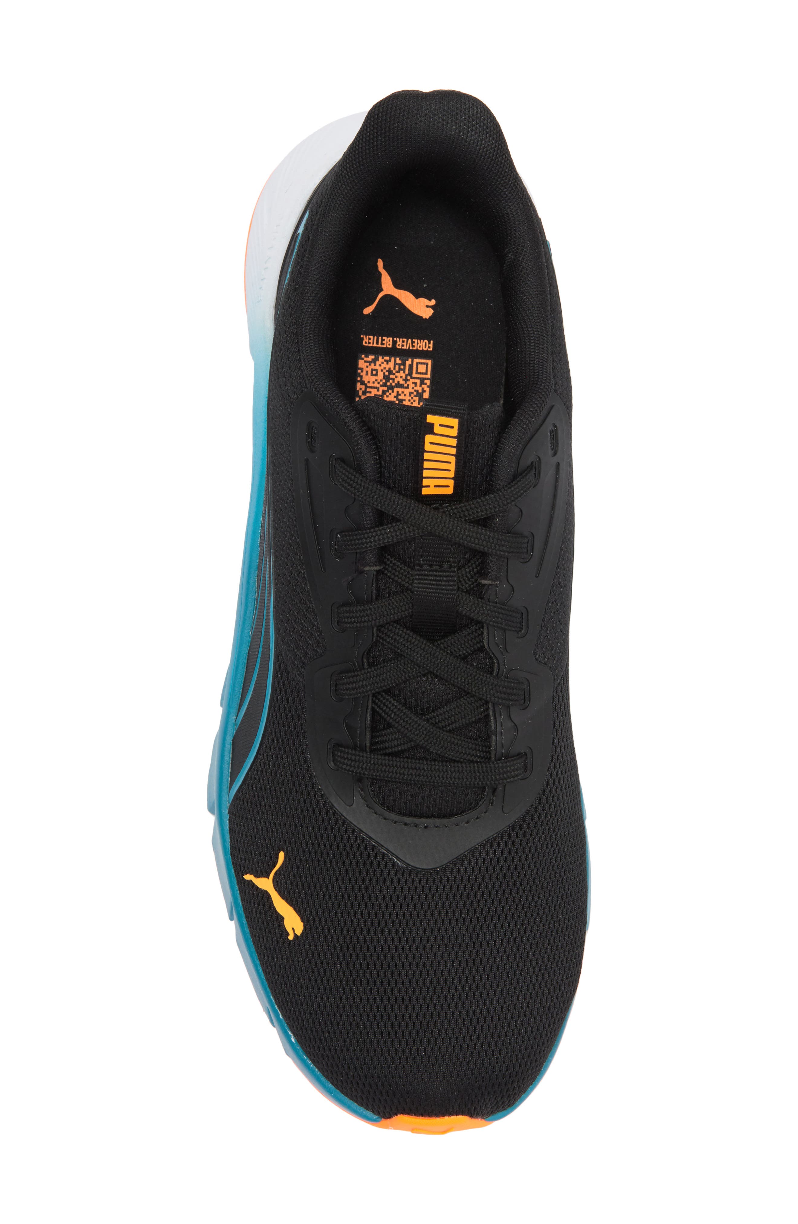 PUMA FlexFocus Lite Modern Sneaker, Alternate, color, Puma Black-Heat Fire