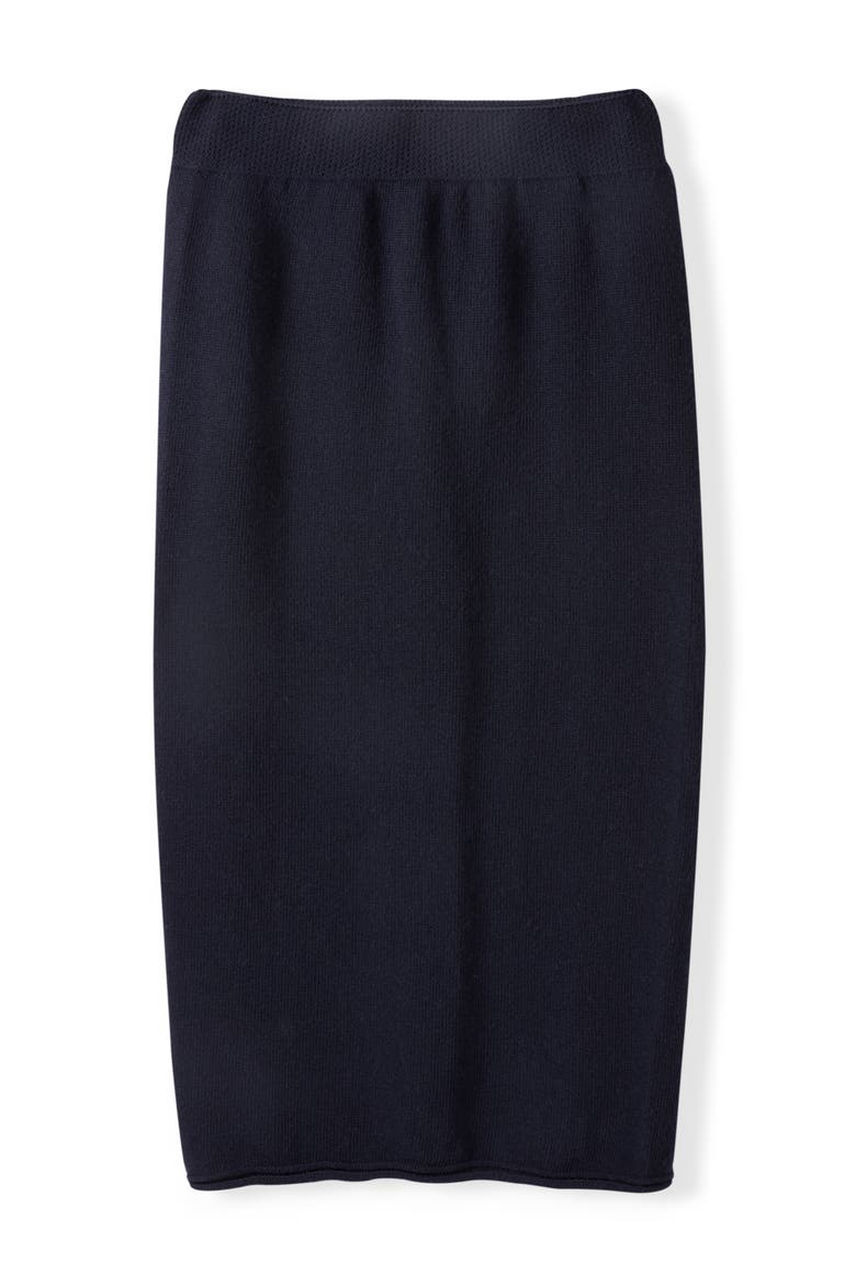 British Geelong Midi Skirt, Main, color, Dark Navy