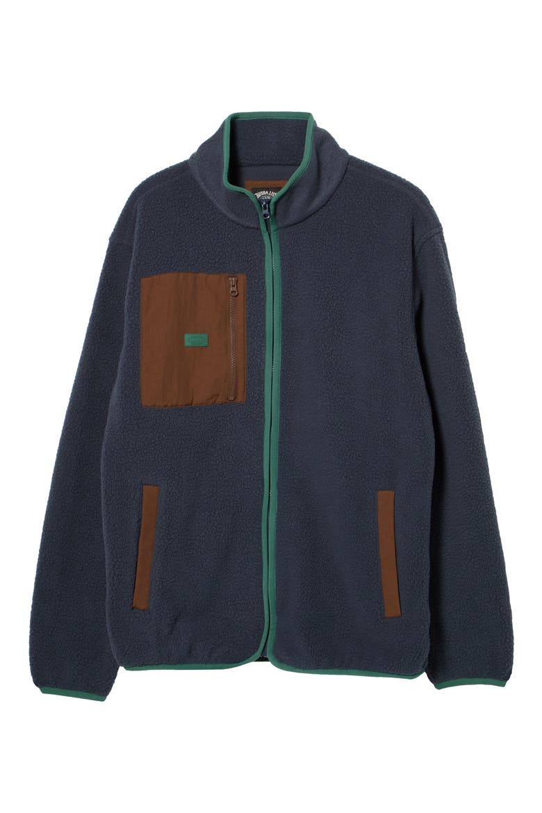 Alpine Fleece Jacket, Main, color, BLUE GRAPHITE