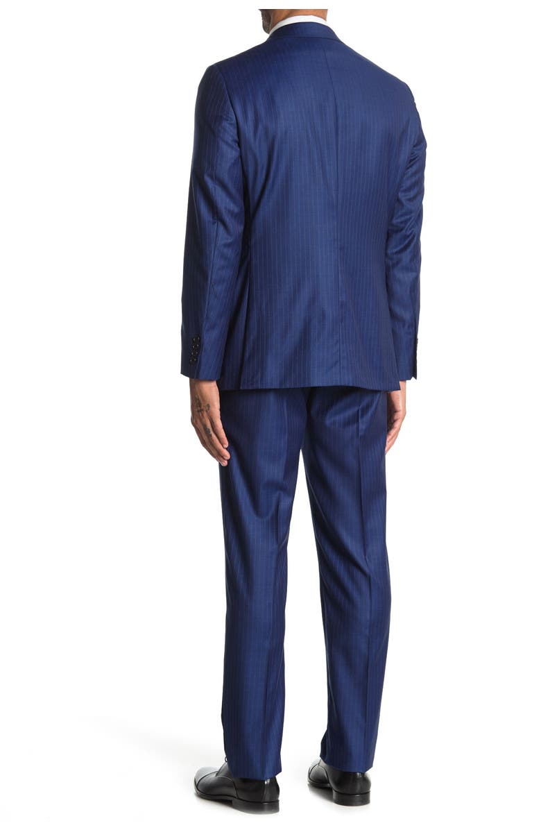 Hickey Freeman Regular Fit Pinstripe Suit Set, Main, color,
