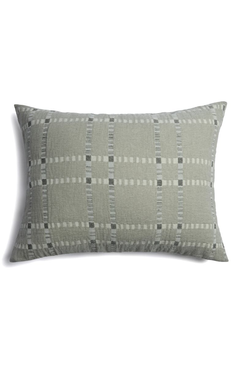 Parachute Grid Set of 2 Cotton & Wool Shams, Alternate, color, 