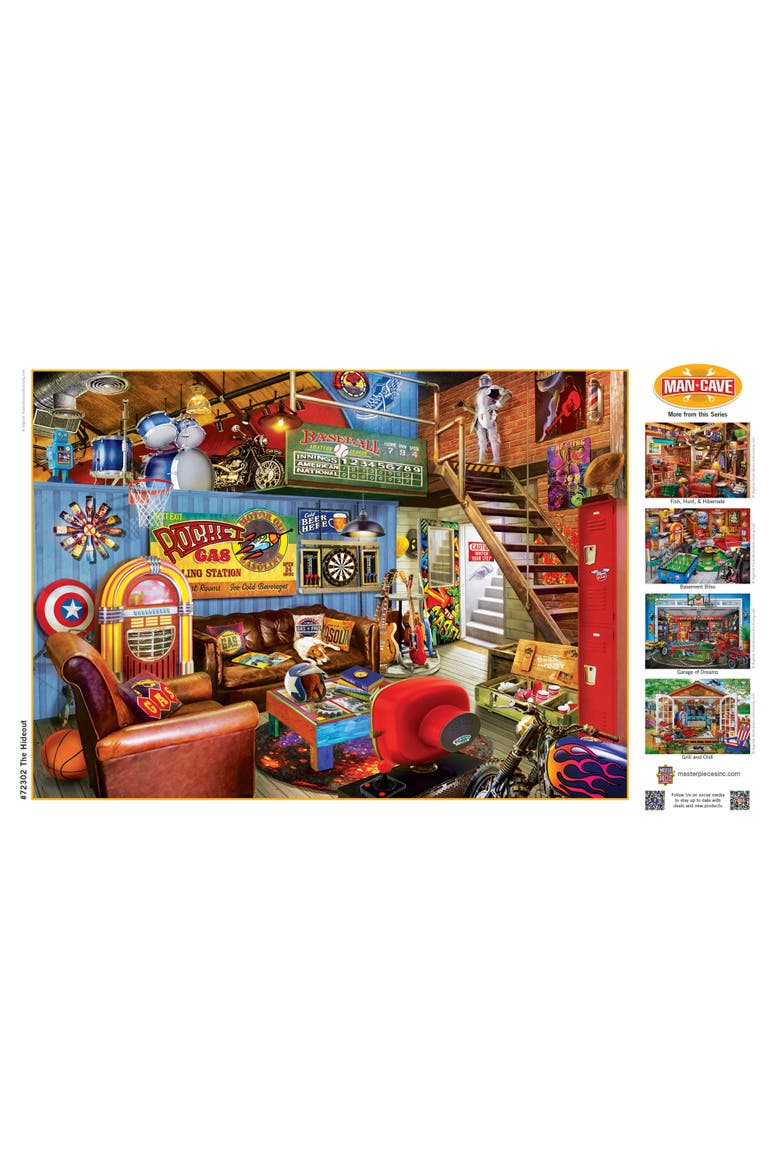 The Hideout 1000 Piece Jigsaw Puzzle, Alternate, color, Multicolor