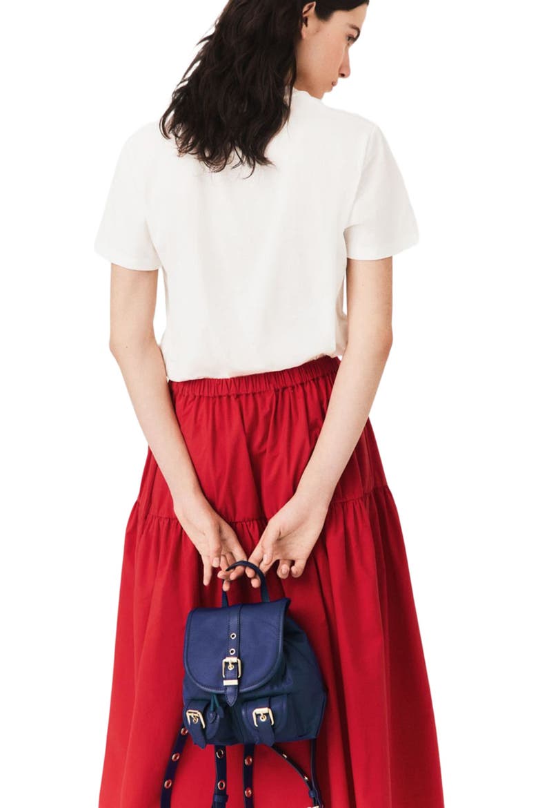 T-shirt with embroidery, Alternate, color, White