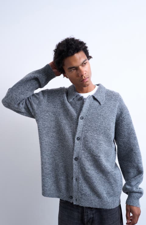Oversize Rib Polo Sweater