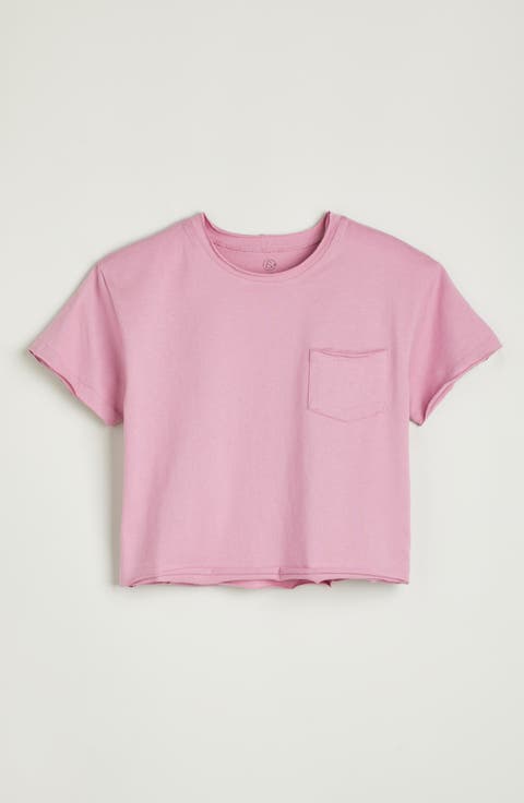 Kids' Boxy Pocket T-Shirt (Big Kid)