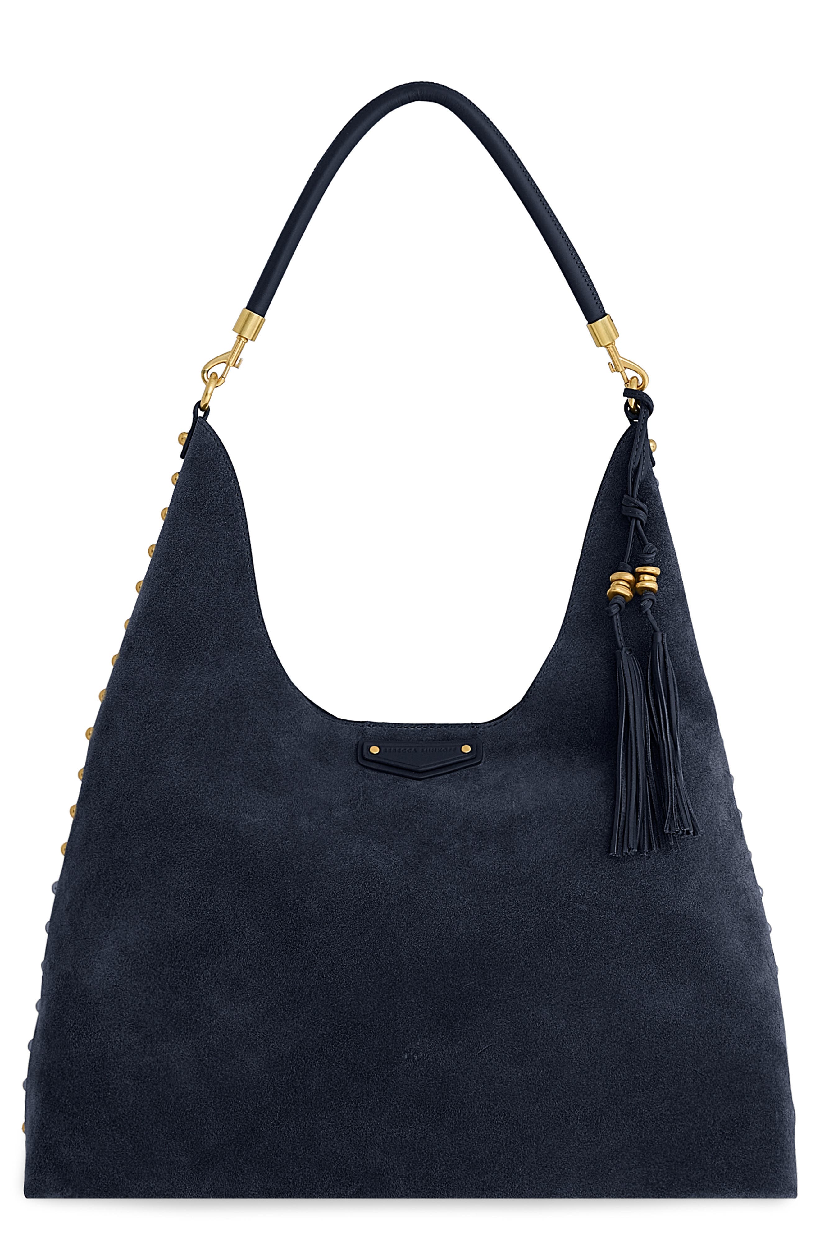 Nolita Leather Hobo, Main, color, MIDNIGHT BLUE