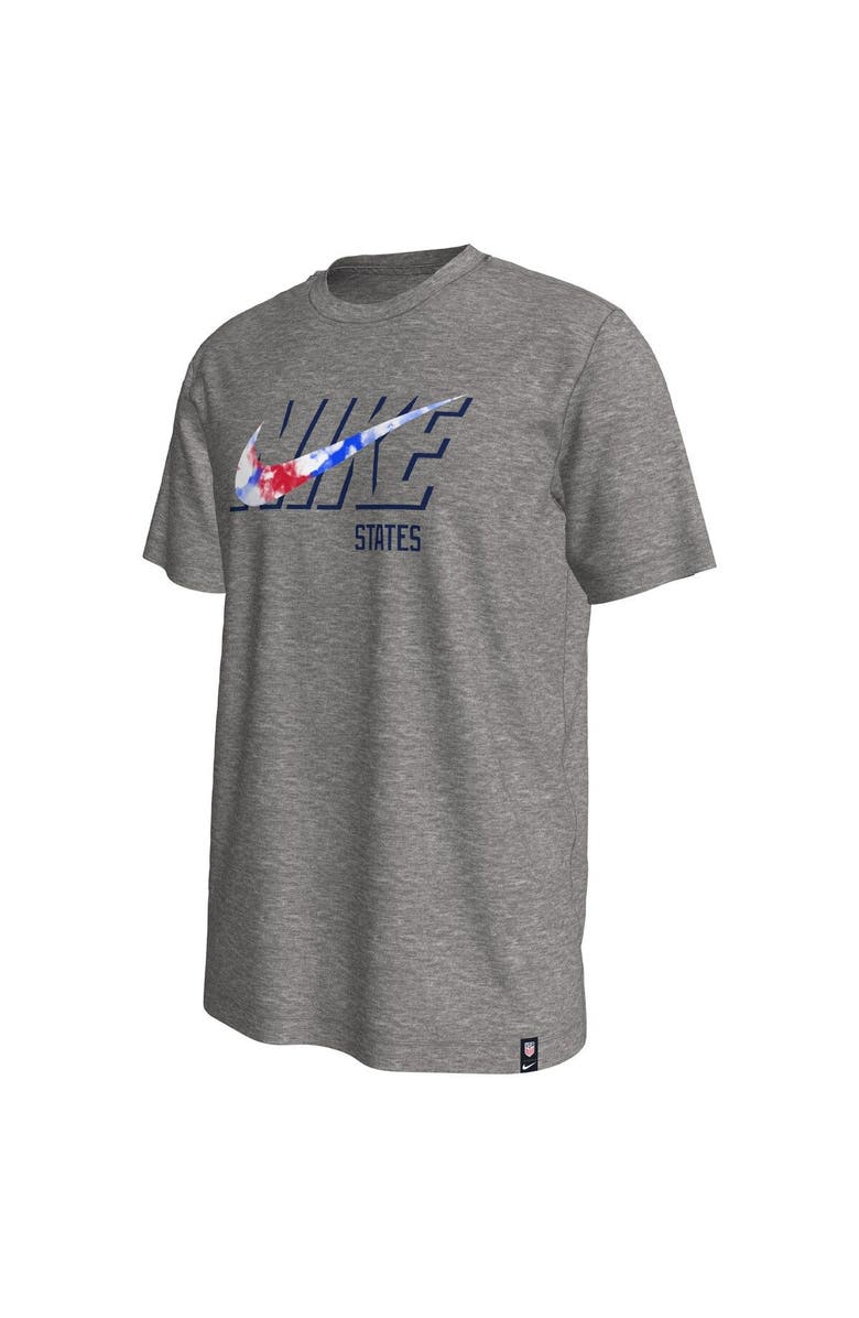 Nike Men's Nike Heather Gray USMNT Swoosh T-Shirt, Alternate, color,