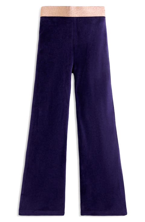 Kids' Velvet Flared Leggings