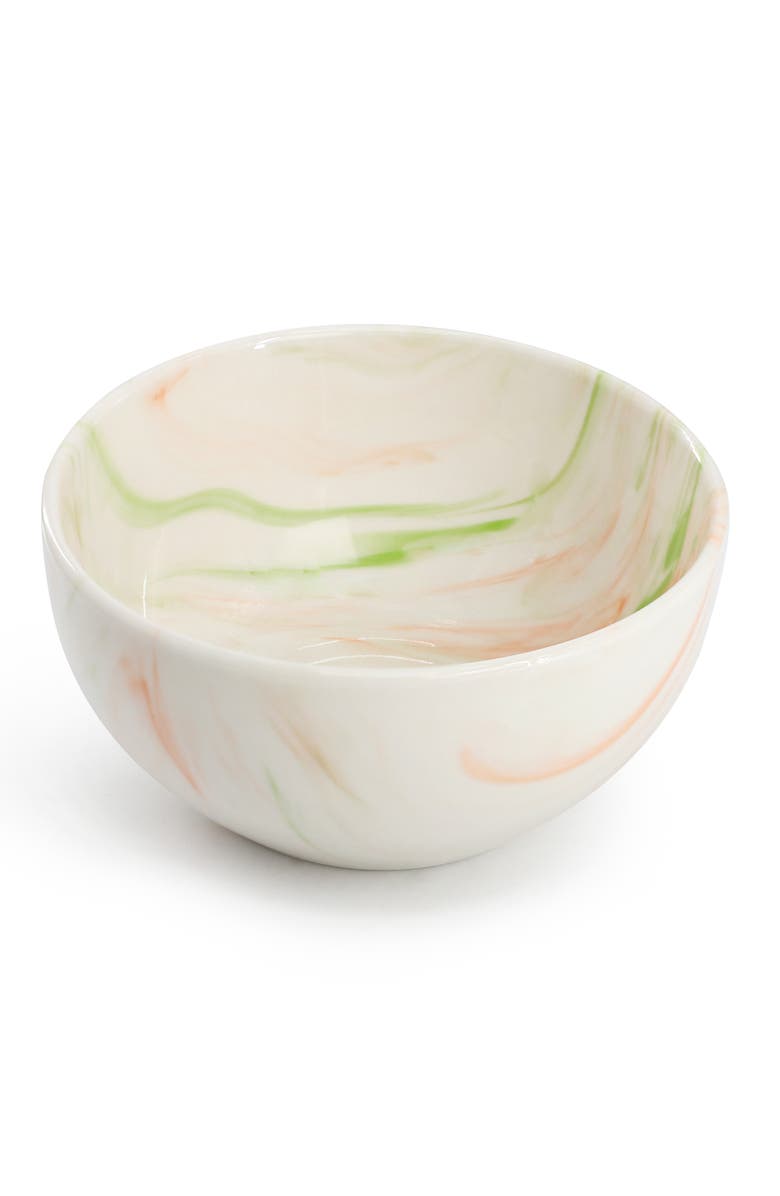 Elama Fine Marble 16 Piece Porcelain Dinnerware Set, Alternate, color, Multi