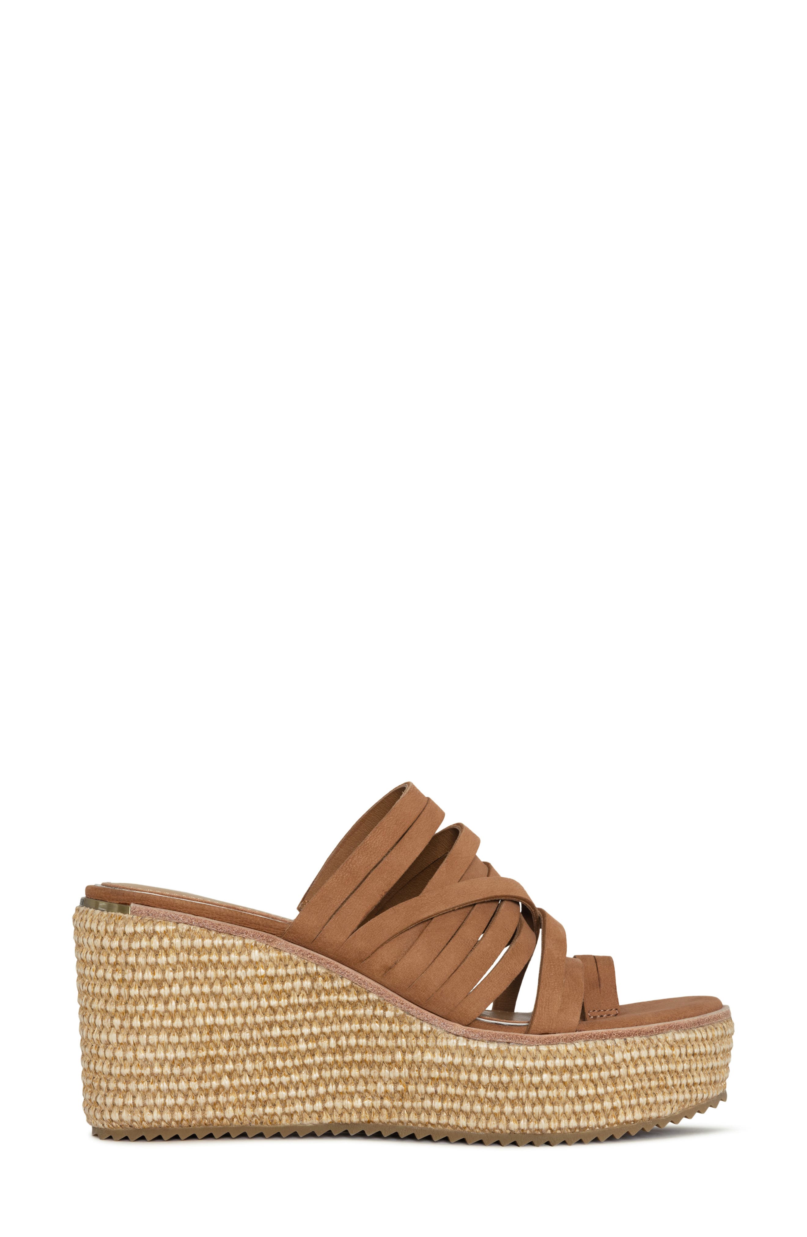 Donald Pliner Platform Wedge Sandal, Alternate, color, Toast