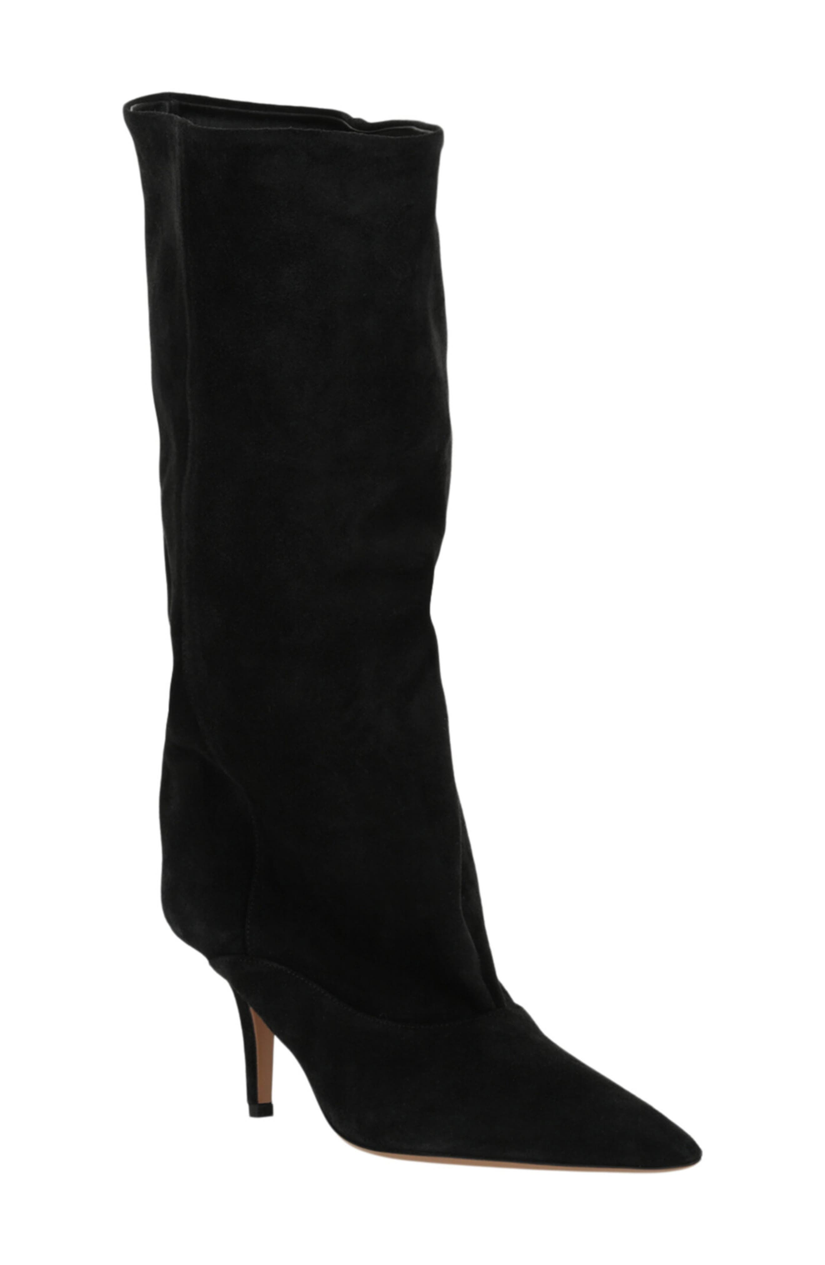 Paris Texas Ines Pointed Toe Boot, Main, color, Off Black
