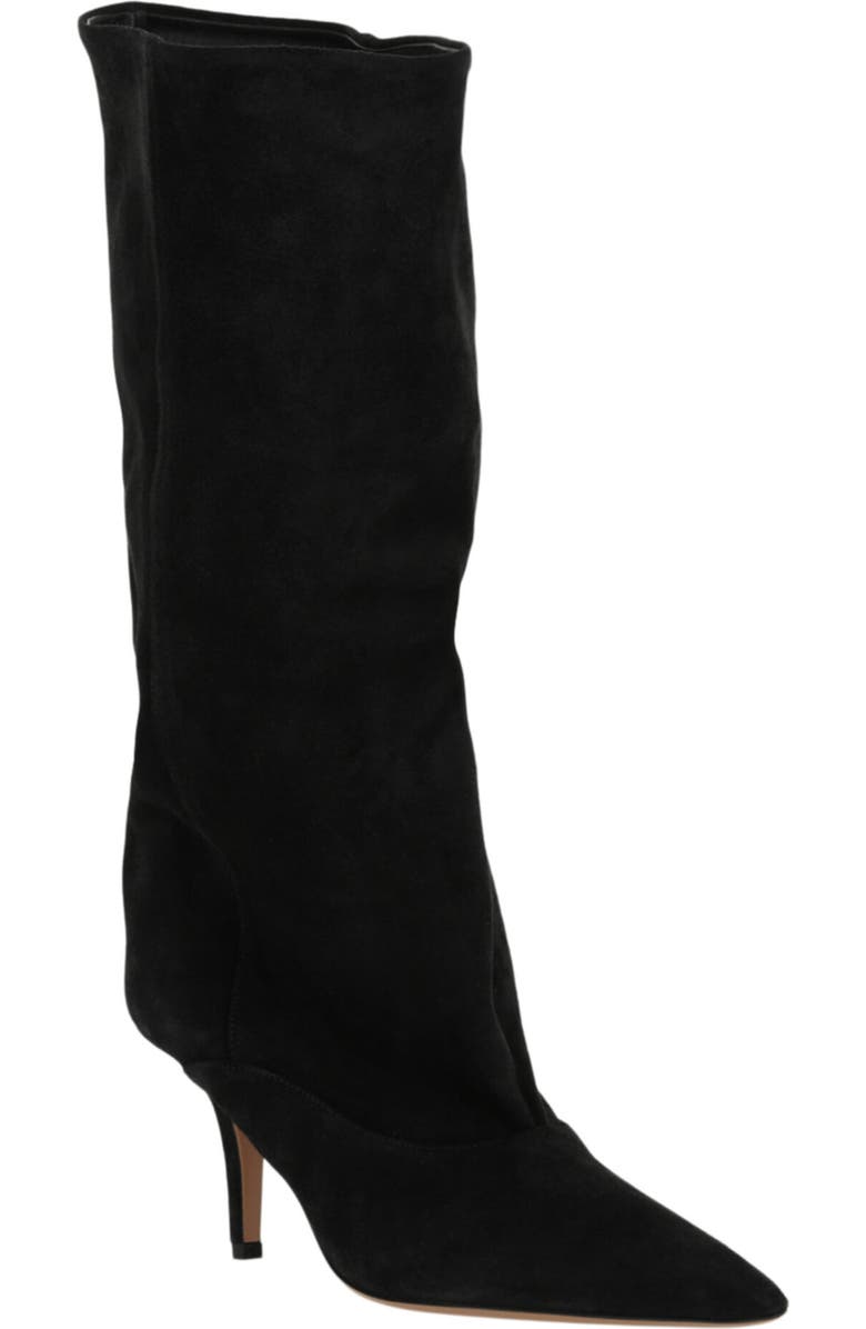 Paris Texas Ines Pointed Toe Boot, Main, color, Off Black