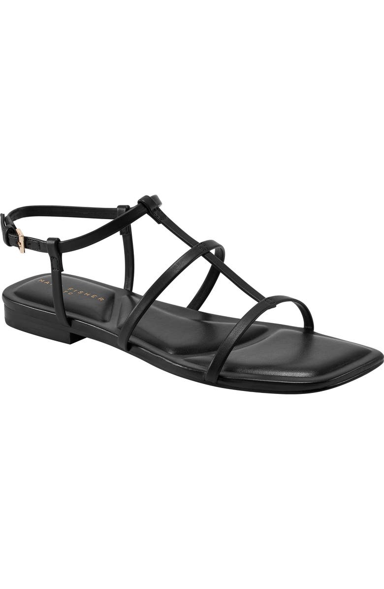 Marc Fisher LTD Marris Sandal, Main, color, Black