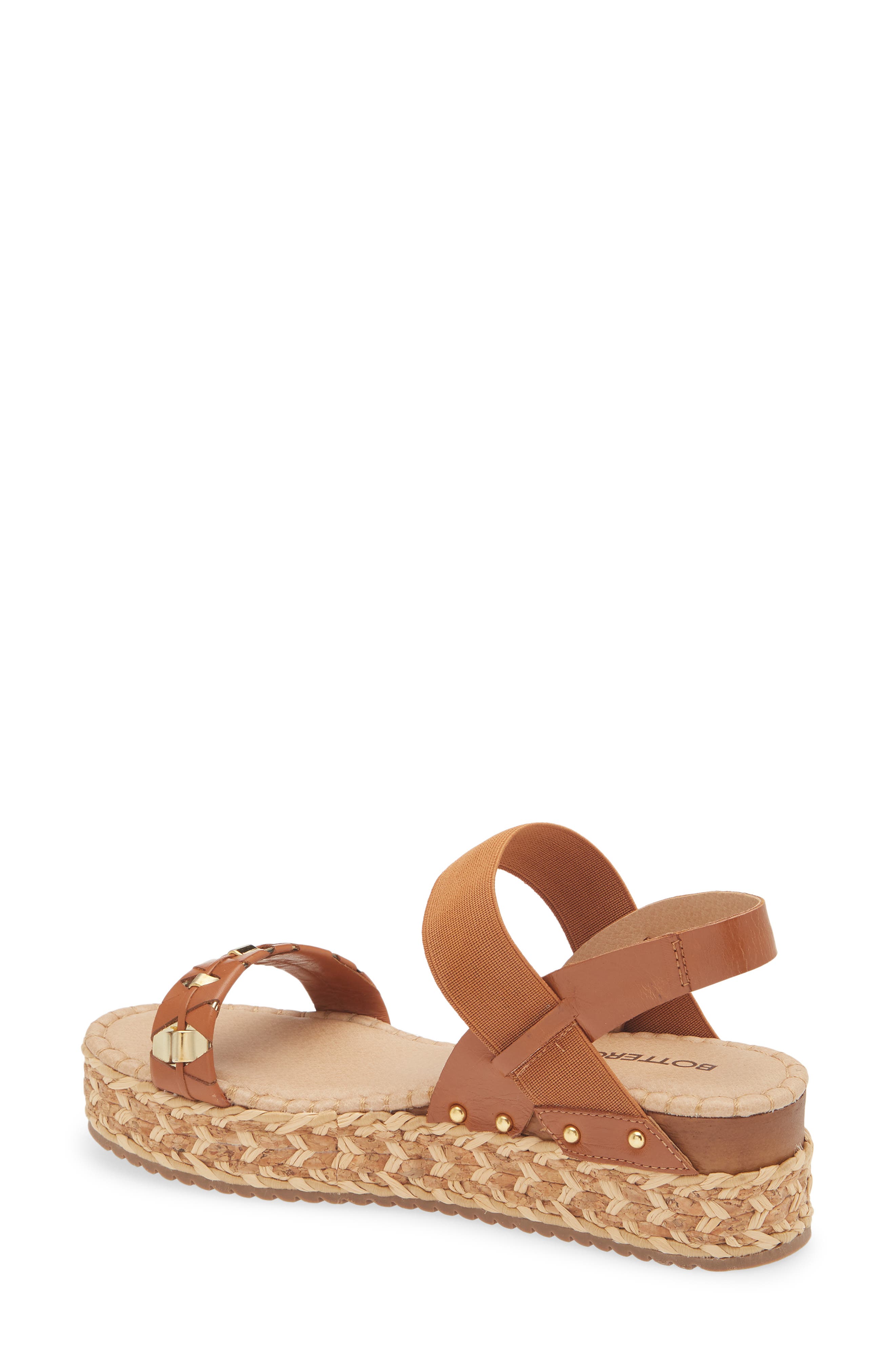 Noronha Slingback Platform Wedge Sandal, Alternate, color, CARAMELO