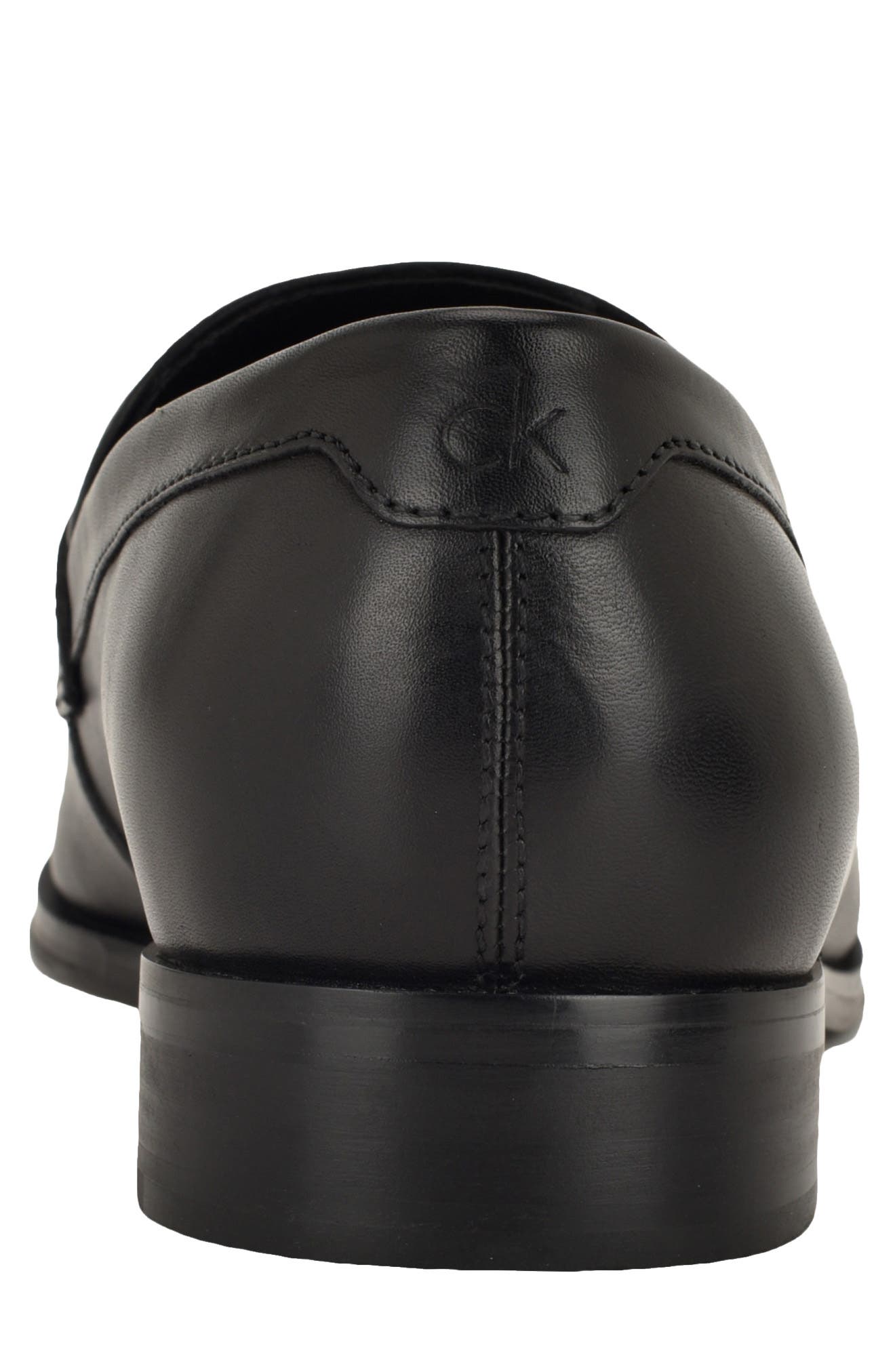 Calvin Klein Rinver Penny Loafer, Alternate, color, Black/ Black/ Black