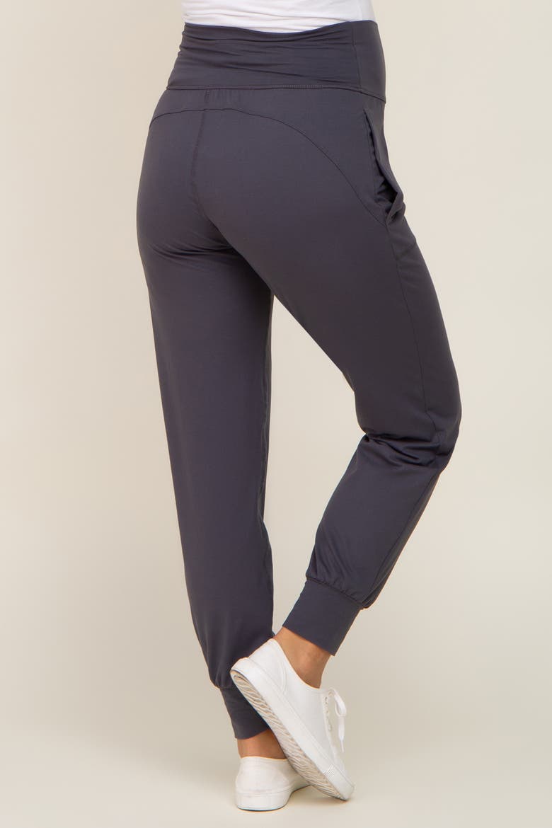 Soft Jogger Pants, Alternate, color, Charcoal Grey