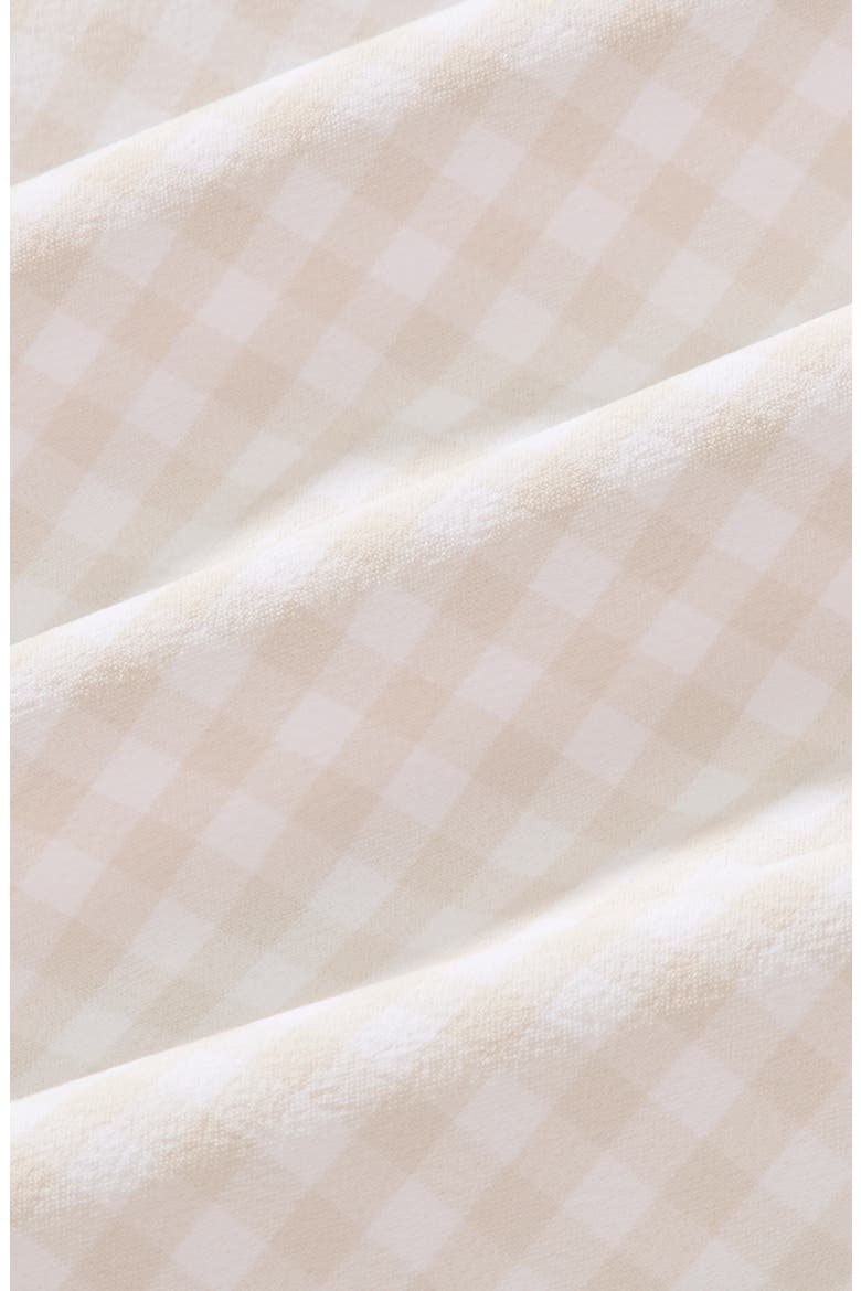 Leeward Trim Fit Sand Crew Gingham No Tuck Button-Up Shirt, Alternate, color, SAND DOLLAR CREW GINGHAM