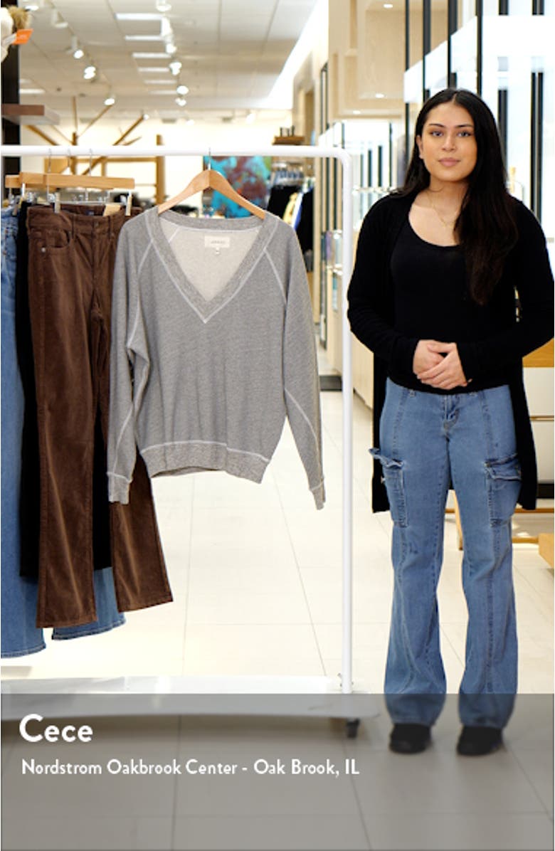 THE GREAT. The V-Neck Sweatshirt | Nordstrom