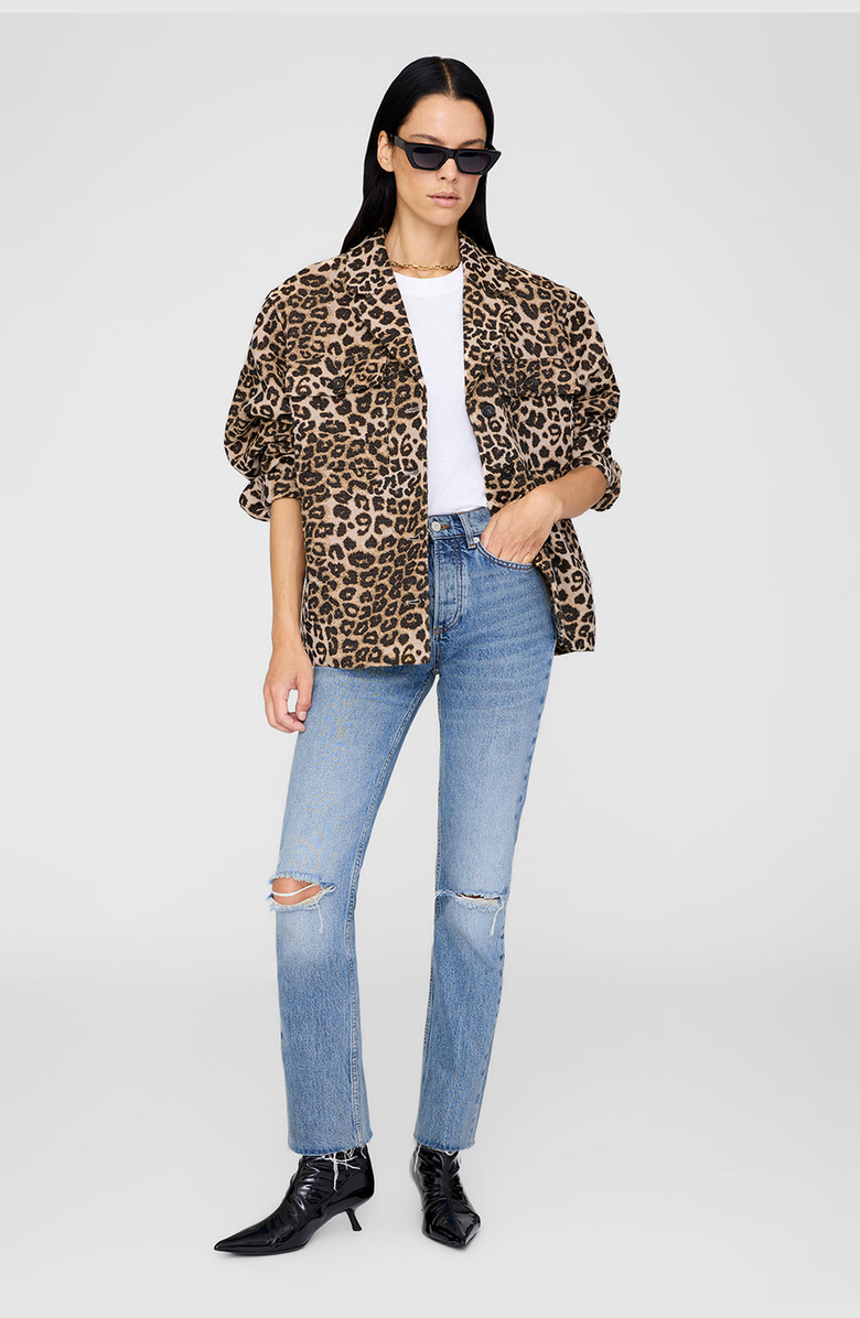 ANINE BING Flynn Jacket, Alternate, color, Leo