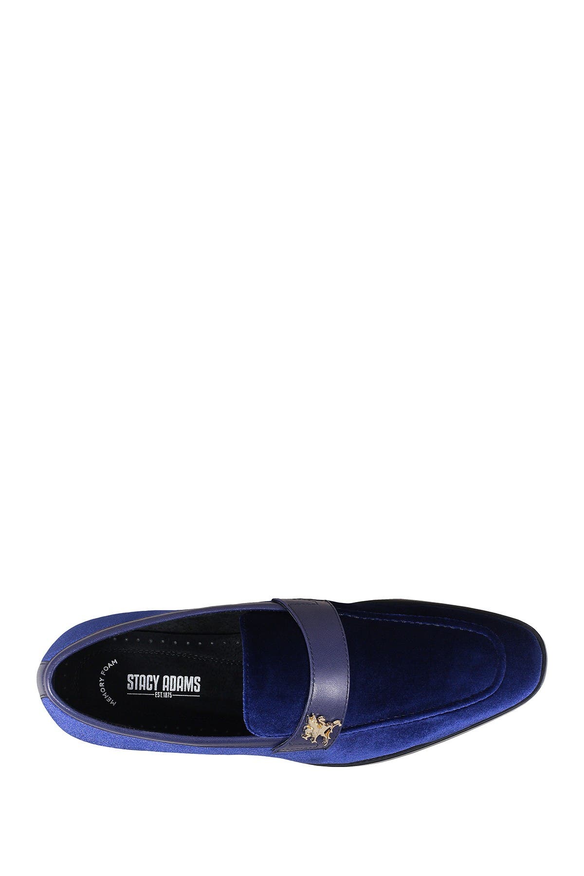 Stacy Adams Bellino Velour Slip-On Loafer, Alternate, color, 