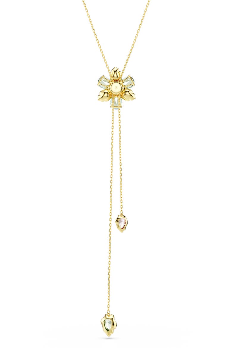 Idyllia Floral Charm Lariat Necklace, Alternate, color, MULTI