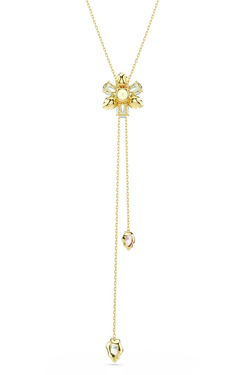 Swarovski Idyllia Floral Charm Lariat Necklace, Alternate, color, Multi