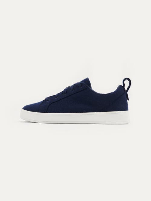 Gobi Mongolian Cashmere Cashmere Low Ankle Sneakers In Navy