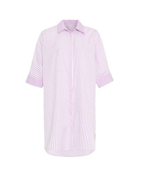 Echo Back Button Dolman Dress