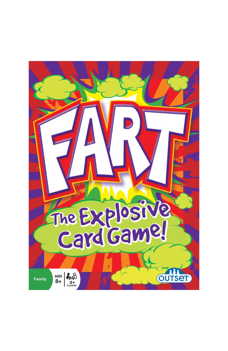 Outset Fart The Explosive Card Game, Alternate, color, Multicolored