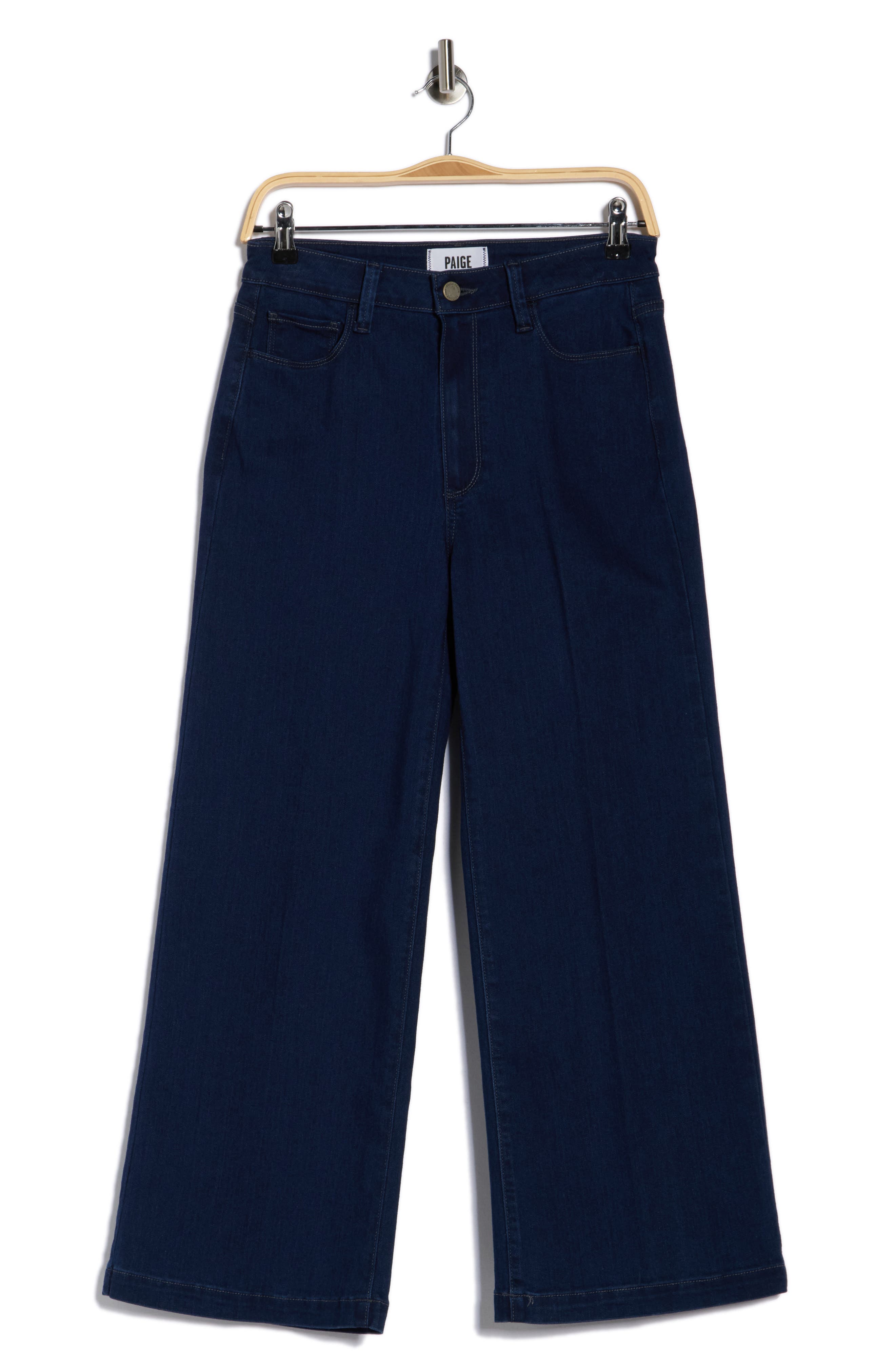 PAIGE Genesee Wide Leg Crop Jeans