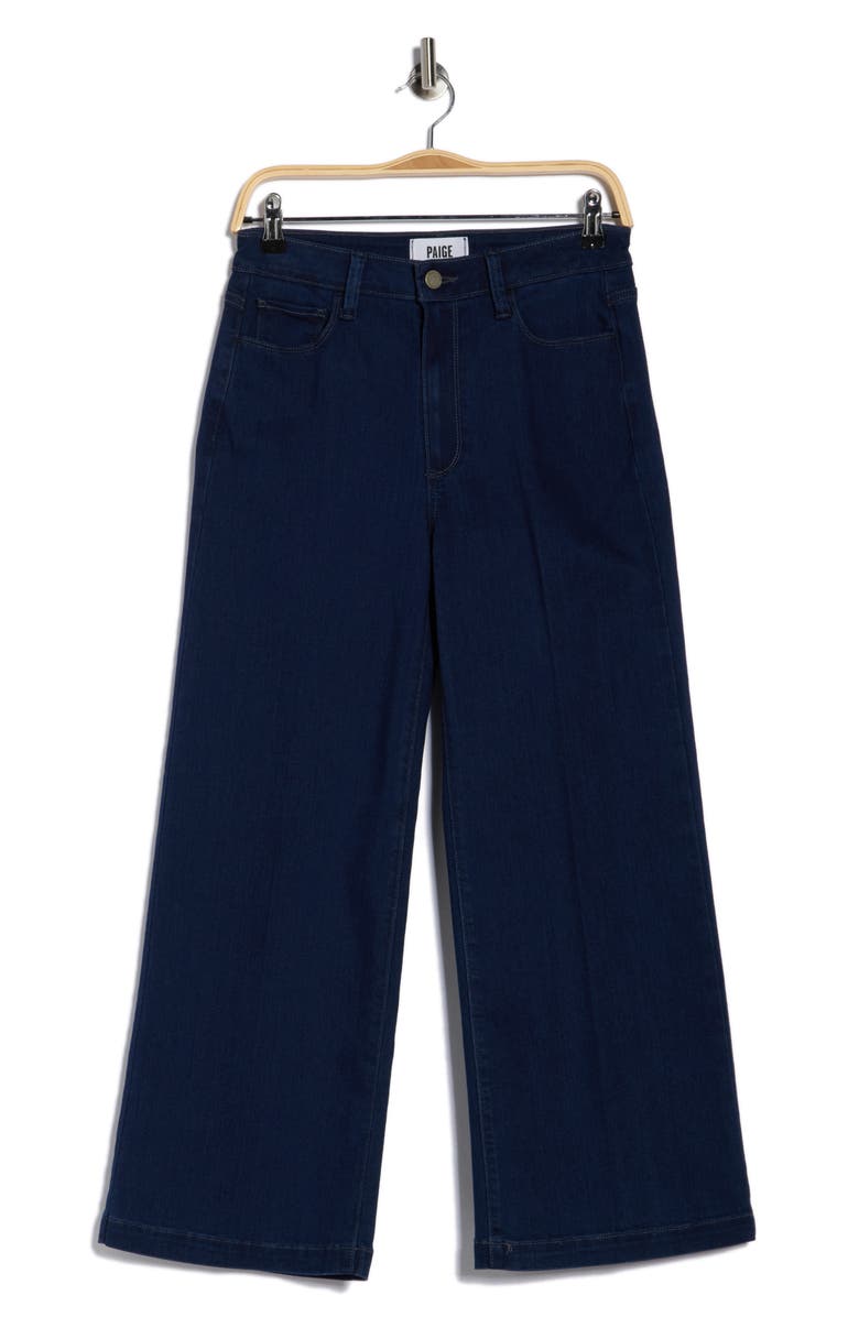 PAIGE Genesee Wide Leg Crop Jeans, Main, color, Elvira