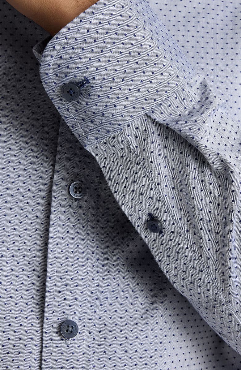 UNTUCKit Daltrey Wrinkle Resistant Button-Up Shirt, Alternate, color, Grey