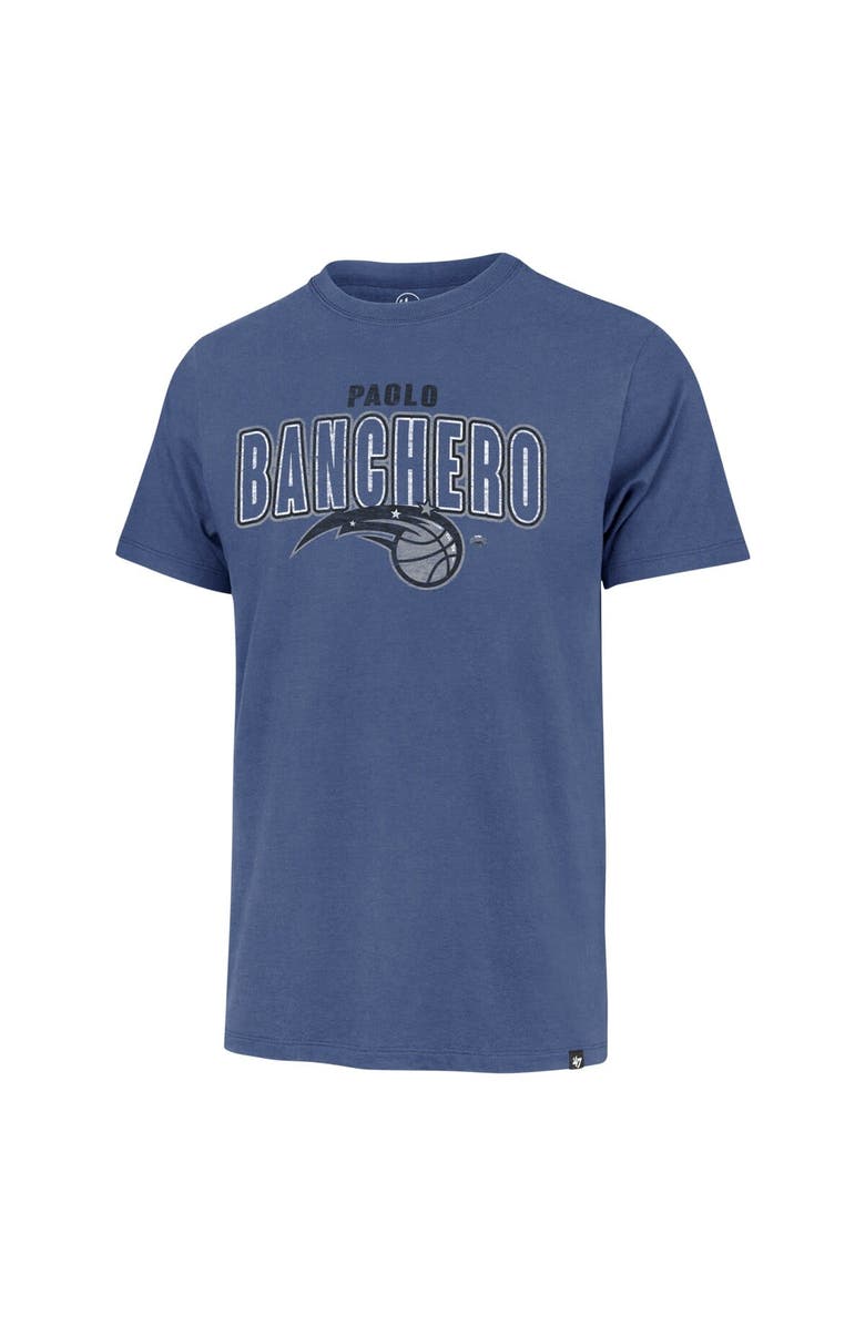 '47 Men's '47 Paolo Banchero Blue Orlando Magic Player Logo Vintage T-Shirt, Alternate, color, Blue