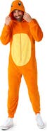 OppoSuits Pokémon™ Charmander Hooded Long Sleeve Fleece Jumpsuit