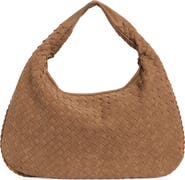 URBAN EXPRESSIONS HANDBAGS Woven Faux Suede Shoulder Bag