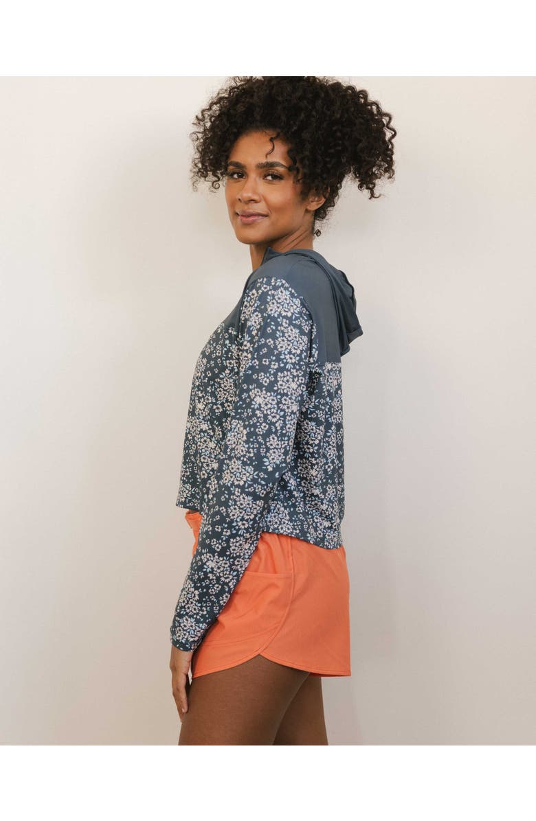 Nani Swimwear Quarter Zip Sunshade, Alternate, color, Wild Flower