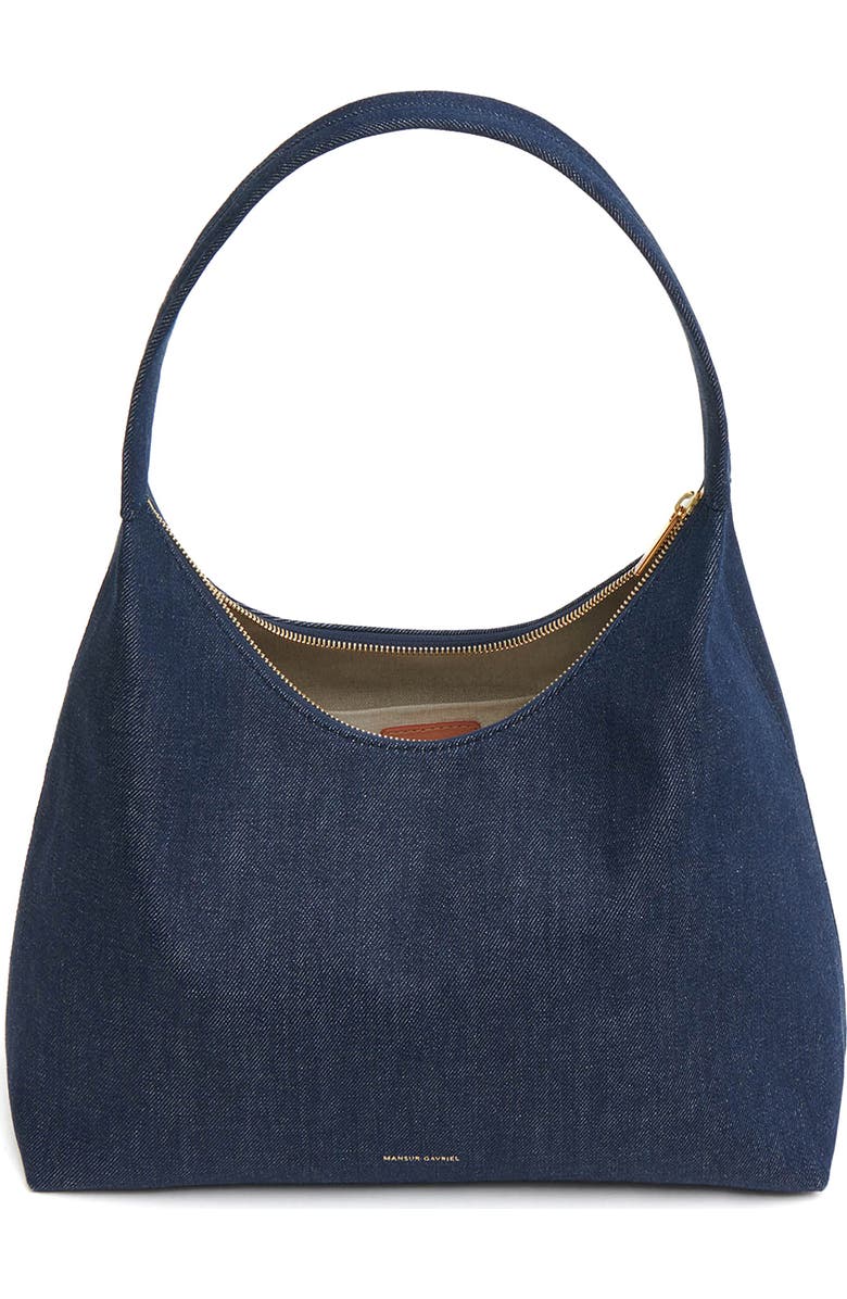 Mansur Gavriel Candy Denim Hobo Bag, Alternate, color,