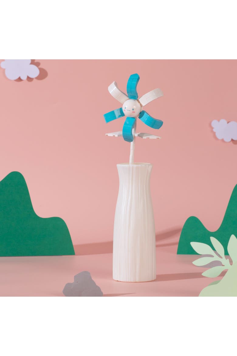 Hello Kitty Cinnamoroll Flower Building Set, Alternate, color, Blue