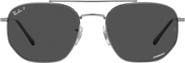 Ray-Ban 57mm Polarized Irregular Sunglasses