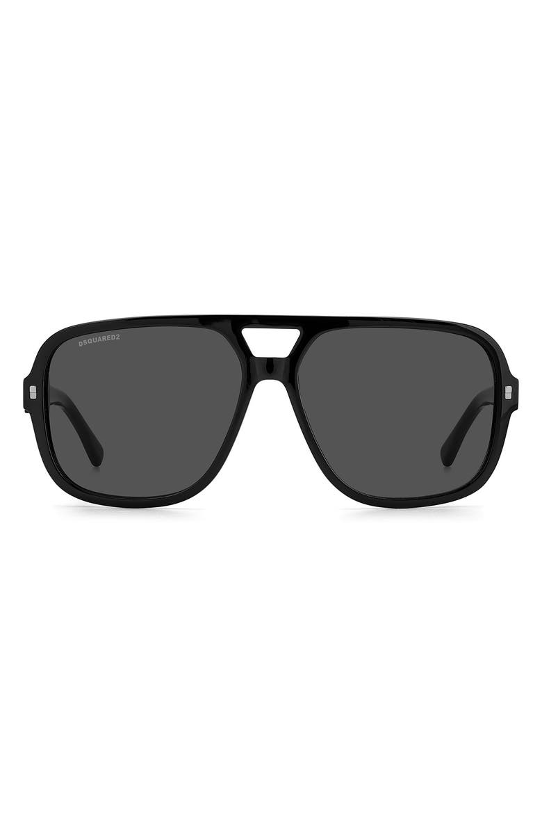 Dsquared2 59mm Polarized Navigator Sunglasses, Main, color, 